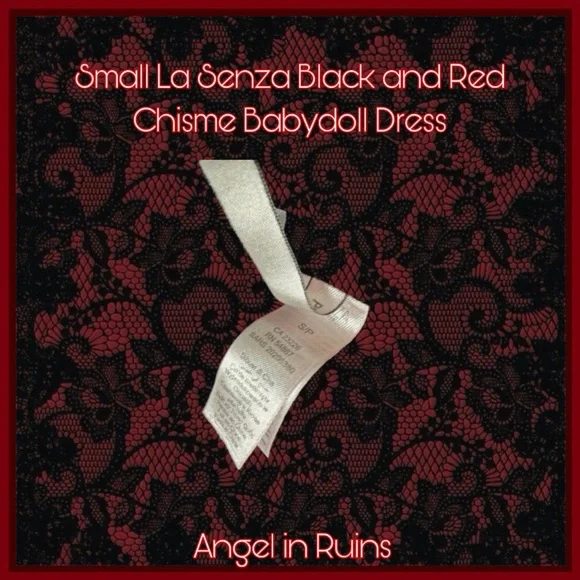 La Senza Black and Red Chisme Babydoll Dress - Picture 3 of 3